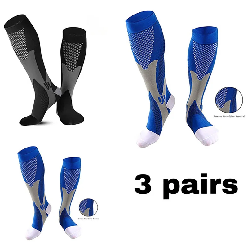 

3pair Men Women Compression Socks Varicose Veins Leg Relief Pain Compression Socks Anti Fatigue Pain Relief Sports Stockings