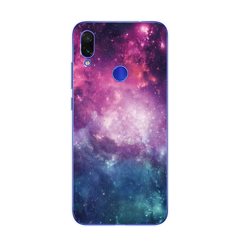 Чехол для Xiaomi Redmi Note 7 задняя крышка телефона Pro Capa мягкие силиконовые чехлы из ТПУ