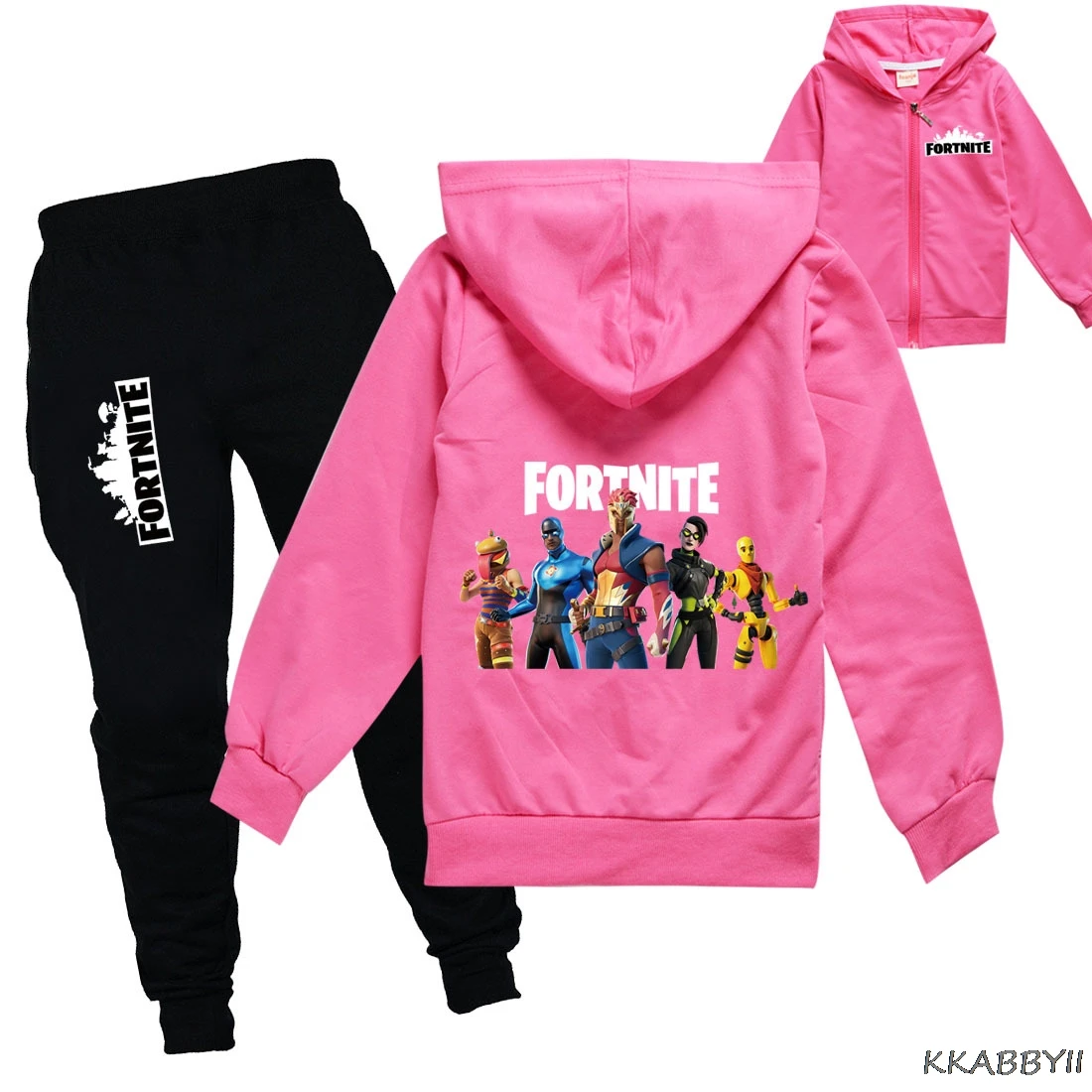 Кардиган на молнии и брюки Fortnite свитшот с длинным рукавом для мальчиков