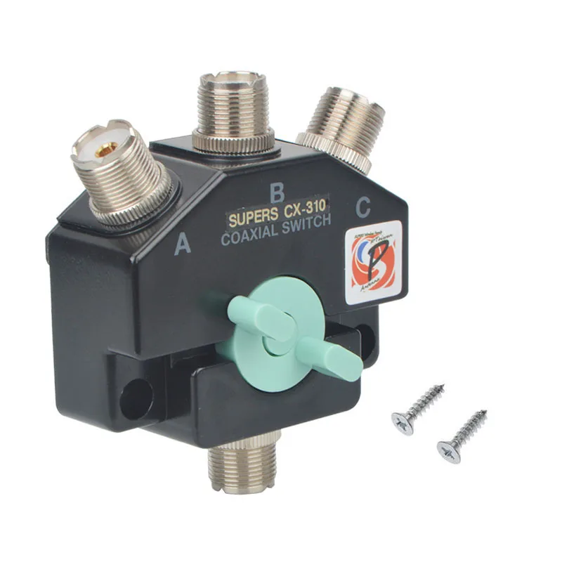 

10 шт. DC-800MHz 1 до 3 Вилки SUPERS CX-310 HF VHF UHF коаксиальный антенный коммутатор для коротковолновым приемником ретрансляционная станция мобильной ра...