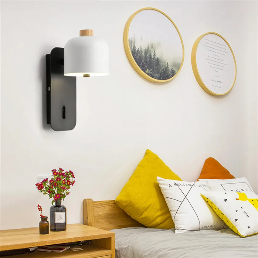 Светодиодные Настенные светильники с интерфейсом переключателя модная