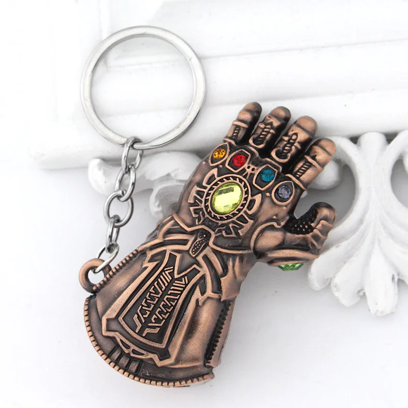 Бесконечная война перчатка с крагами брелок металлический перчатки модель