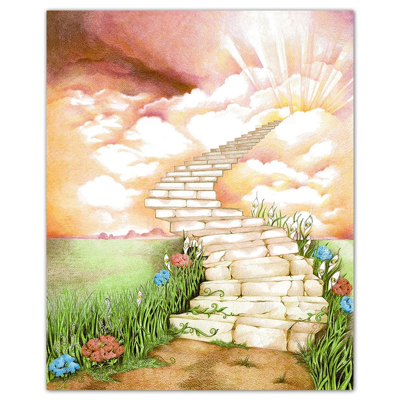 Картина лестница в небеса