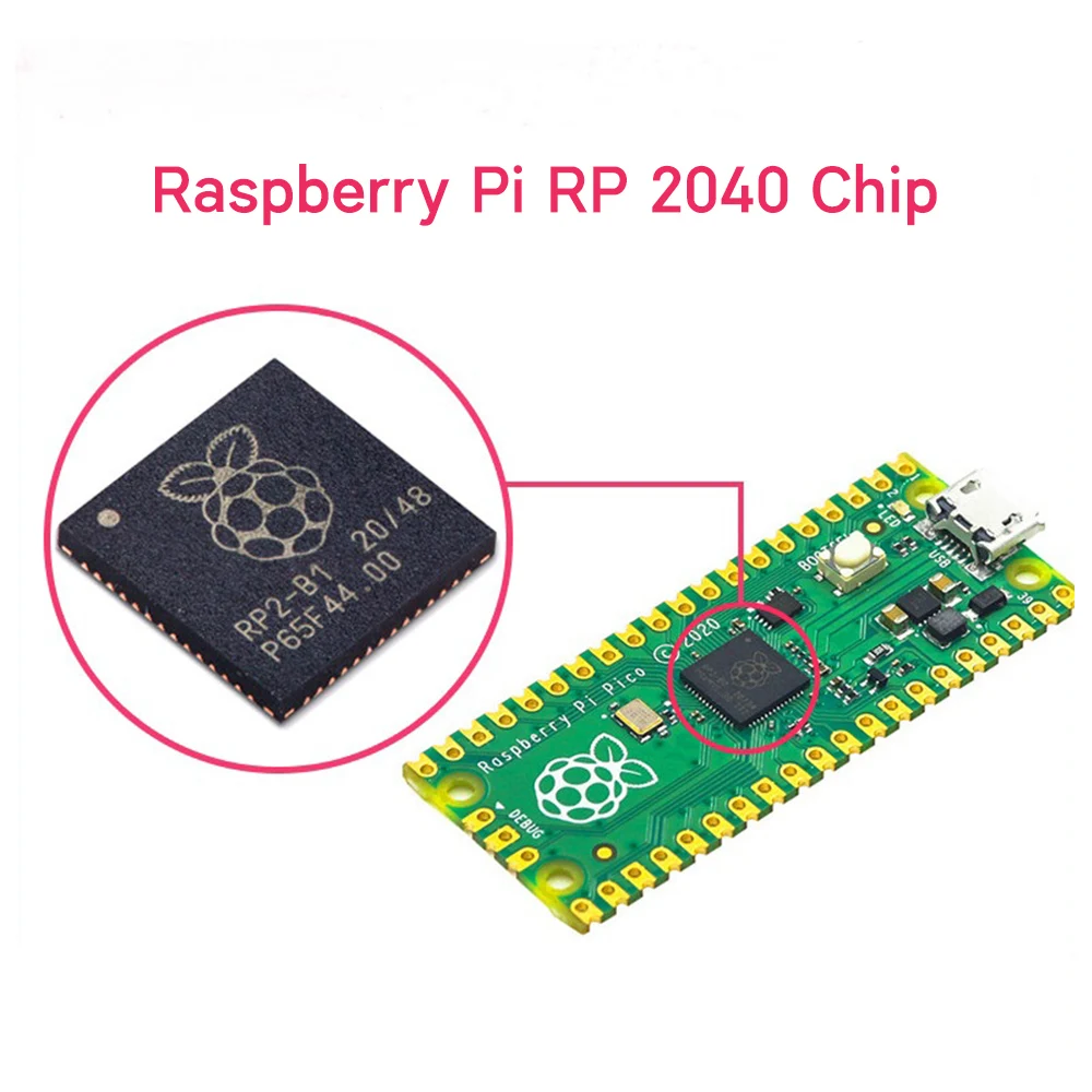 Новый Официальный чип raspberry pi pico rp2040 встроенной памяти 264KB. Использование
