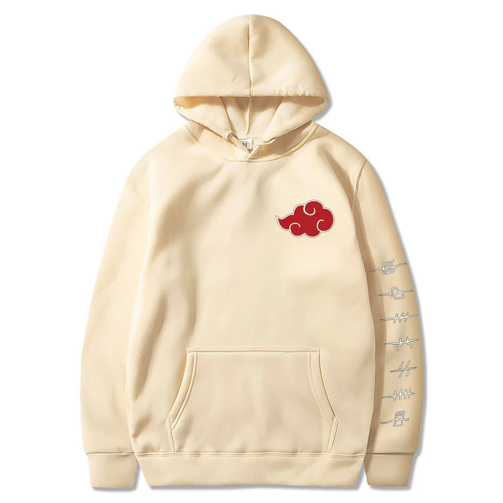 

Anime Hoodies Tracksuit Long Sleeve Casual Men's Clothing Fire Cloud Sweatshirts 2021 New Colors Streetwear Pullover