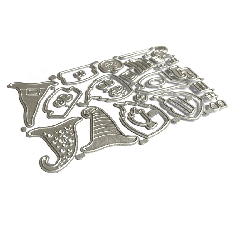 

3pcs Halloween Pumpkin Gnomes Metal Cutting Dies for DIY Scrapbooking Album Paper Cards Decorative Crafts Embossing Die Cuts