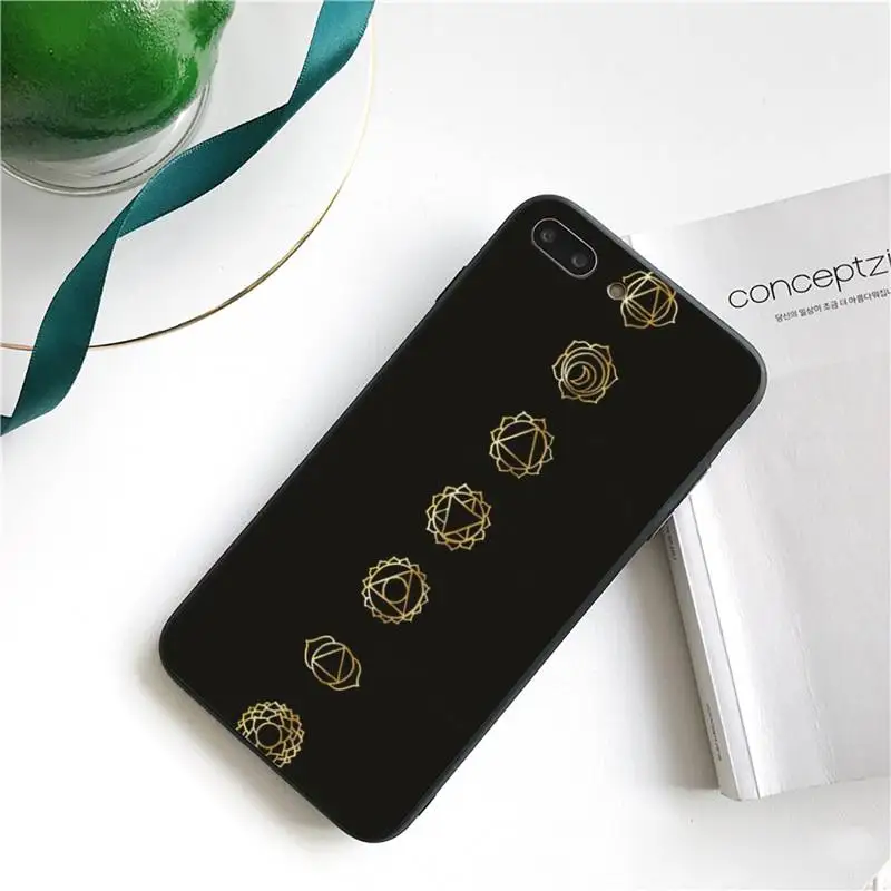 

The mandala chakra Insist yoga Phone Case For iPhone 11 8 7 6 6S Plus 7 plus 8 plus X XS MAX 5 5S XR 12 11 Pro max se 2020 Cover