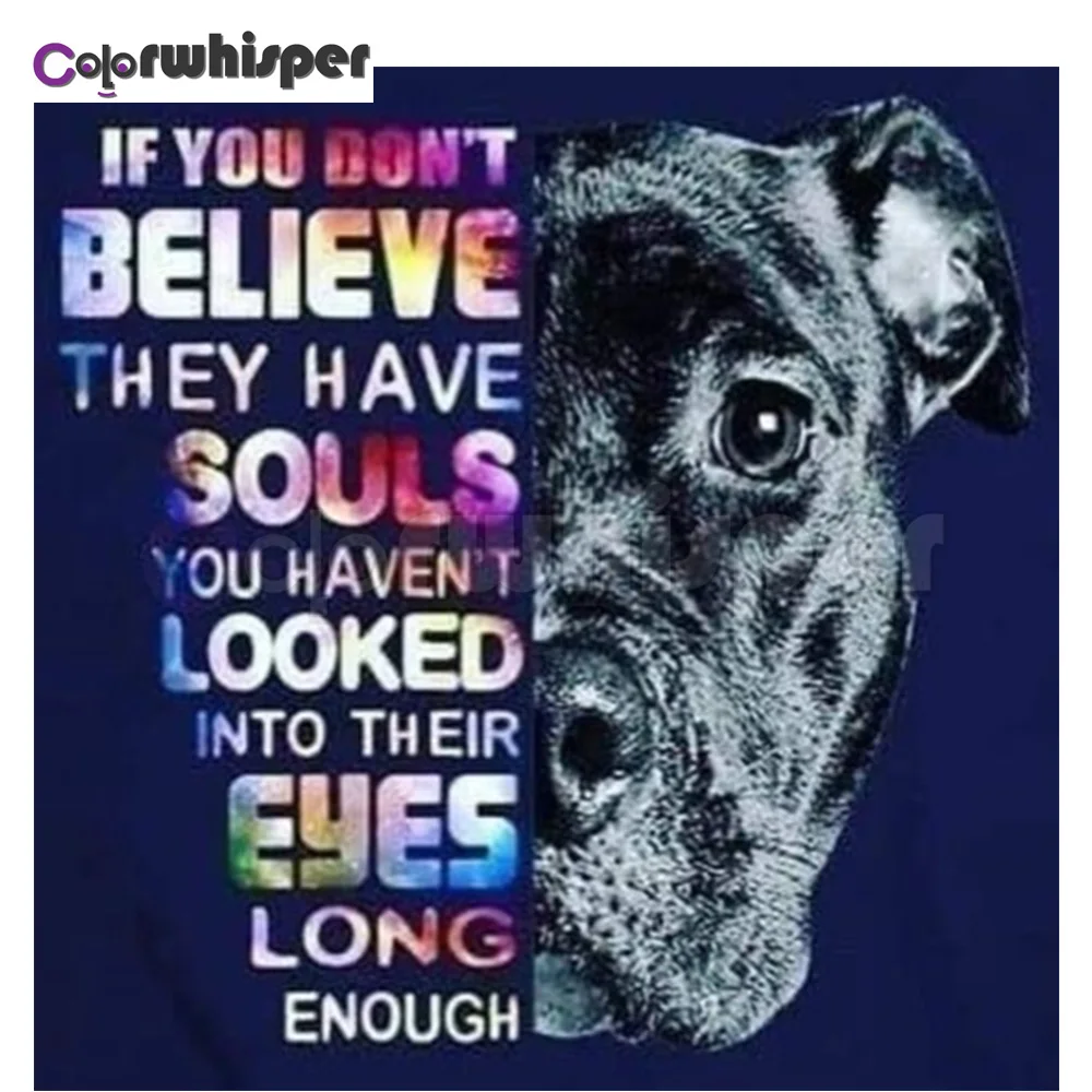 Алмазная живопись Z1167 полноразмерная/круглая вышивка с рисунком собаки 5D Вышивка