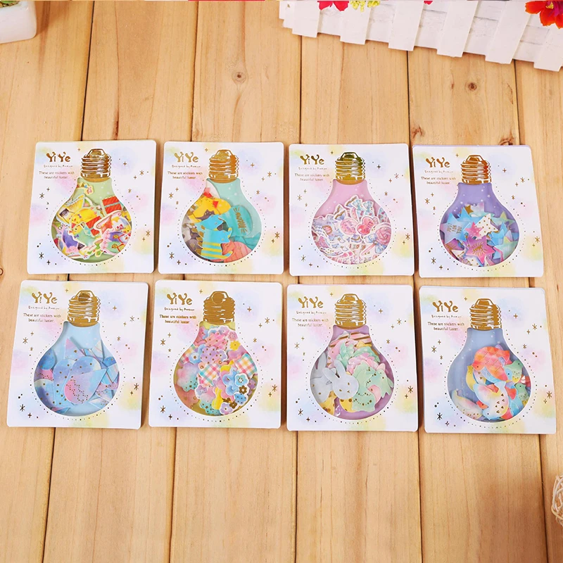 

30 pcs /lot cute kawaii Stickers for Decor to DIY Scrapbooking notebook Laptop water bottle stationary note waterproof sticker