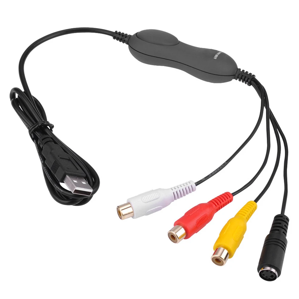 Переходник EZCAP USB 2 0 для аудио-и видеозахвата адаптер DVD DVR VHS Win7/8/10 Mac OS всех версий |