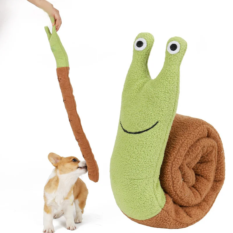 

Interactive Puzzle Snails Dog Toys Encourage Natural Foraging Skills Portable Nonslip Pet Snuffle Mat Slow Feeder Easy To Clean