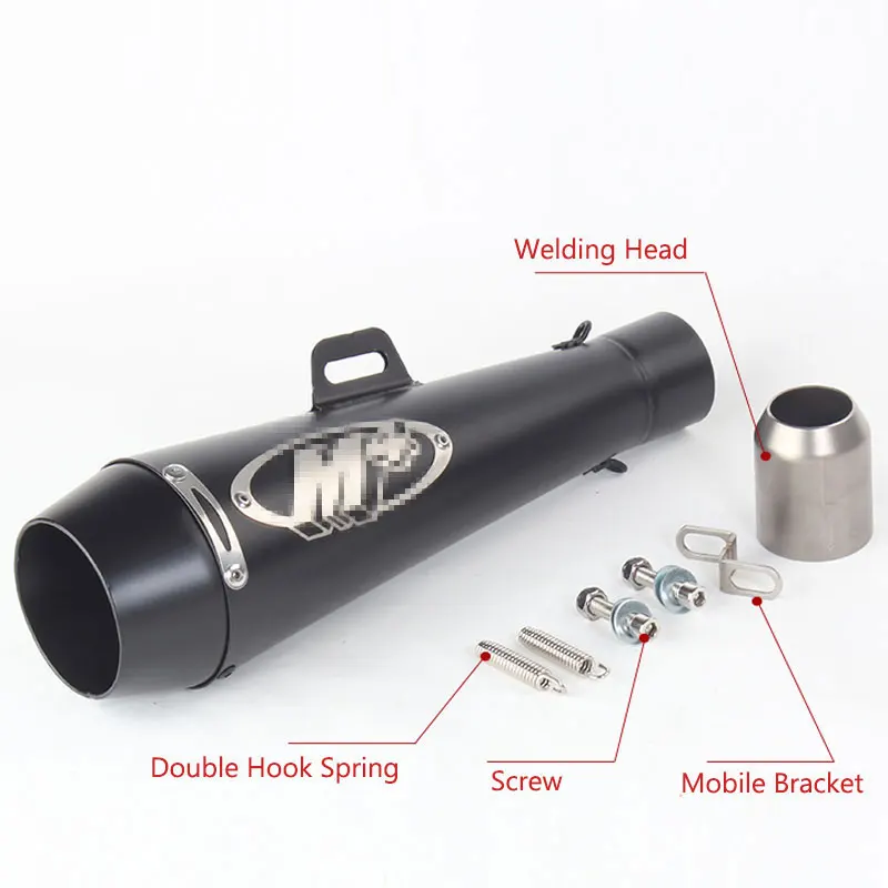 Akrapovic Escape Moto rcycle глушитель Escapamento DB убийца Модифицированная труба 51 мм для Kawasaki M4 R6