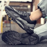 large platform mens sports boots black height increases sneakers without laces 32 50 sport shoes for men running tennis tennis