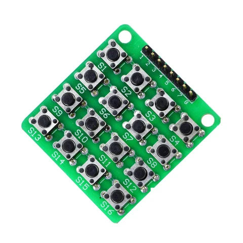 8-контактный матричный модуль 4x4 с 16-клавишной клавиатурой для Arduino Raspberry Pi