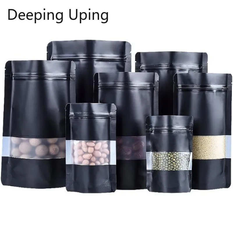 100 шт. алюминиевая фольга пластиковая сумка с молнией замок алюминизированный