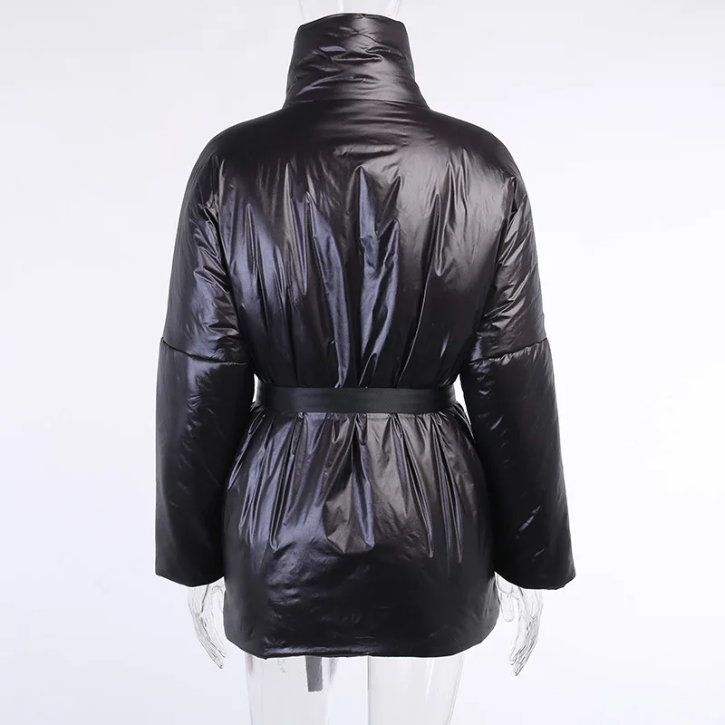 Luzuzi осенне-зимнее женское пальто с поясом теплая Свободная куртка 2020 Женская