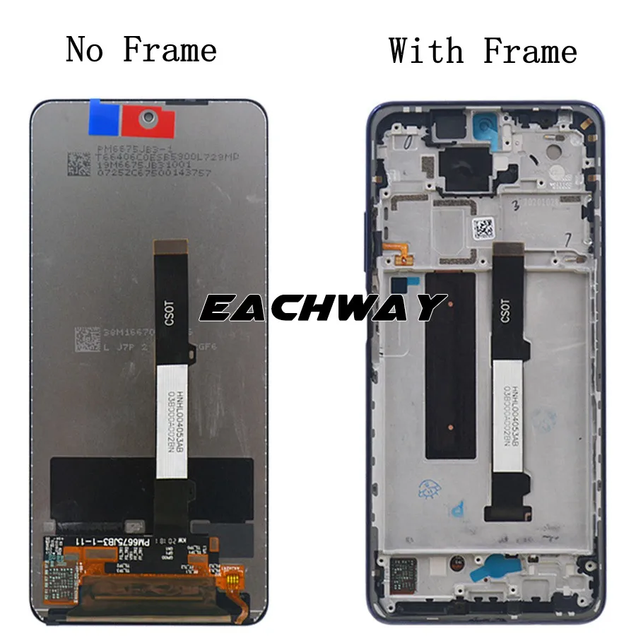 Оригинальный чехол для Xiaomi Redmi Note 9 Pro 5G ЖК M2007J17C дисплей сенсорный экран