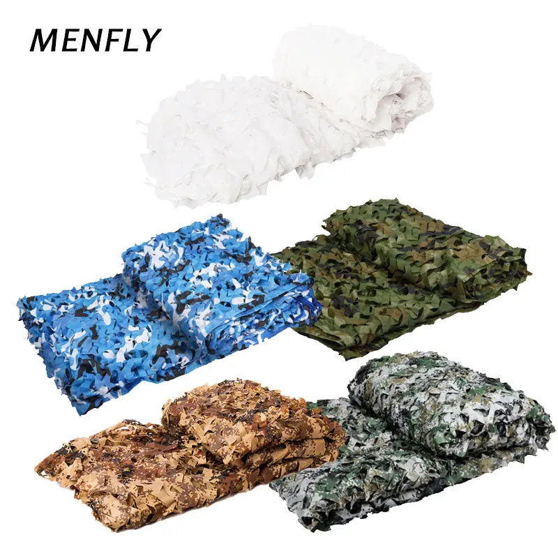 MENFLY 3x4 м с сетчатыми линиями используемыми для камуфляжа различное военное