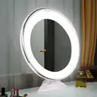 Зеркало для макияжа с 10 светодиодсветодиодный присосками, зеркало для бритья