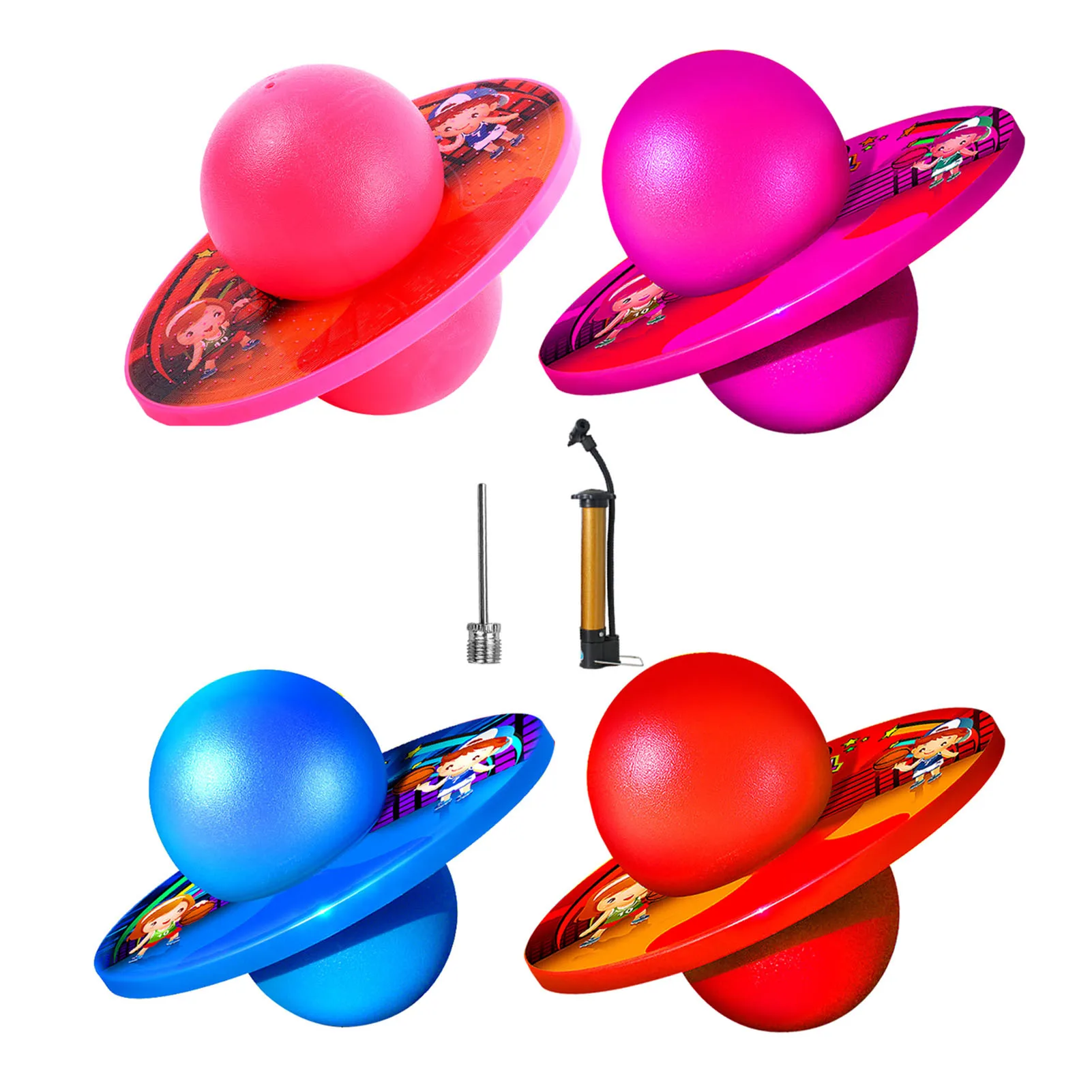 

Hot Sale Pogo Jump Ball Exercise Balance Coordination Bouncing Ball Toy Ideal Gift For Kids