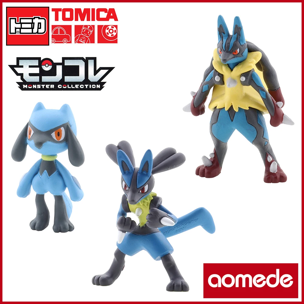 TAKARA TOMY Аниме Игра Pokemon Sword and Shield Различные модели из смолы для декорации, коллекционная игрушка 3-5 см MS-52 10 29 Супер Лукарио Лео Роуд он.