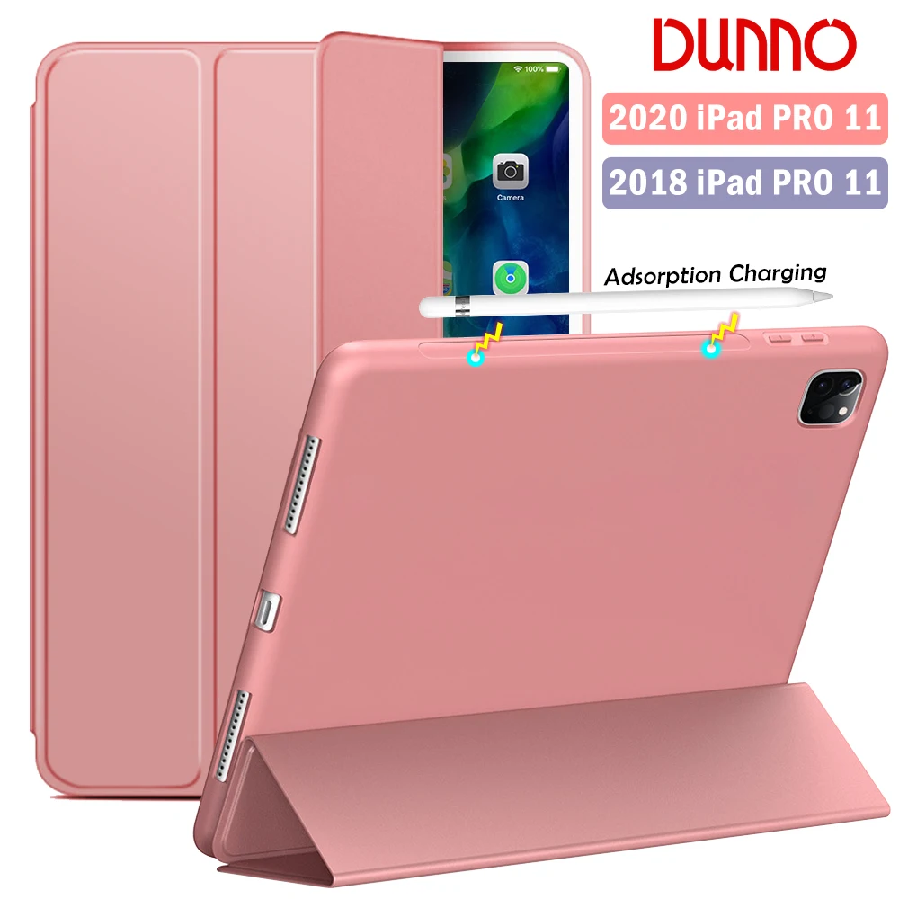 Новый iPad Pro 2020 чехол для 2018 11 мягкий силикон 2nd Gen умный автоматического