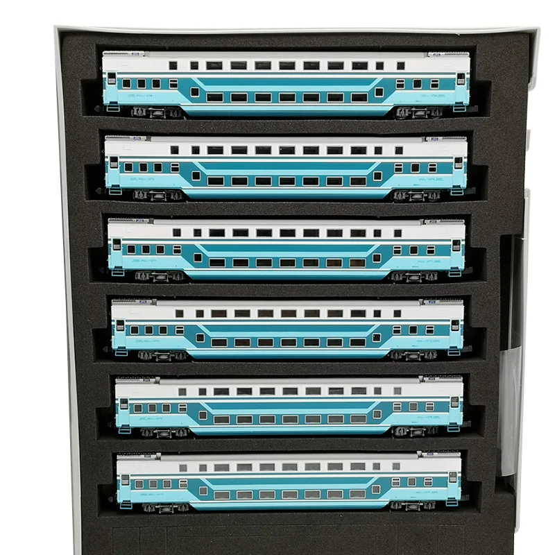 

1/160 двухуровневое мягкое сиденье автомобиля Shijiazhuang-Qinhuangdao 6 автомобилей в коробке