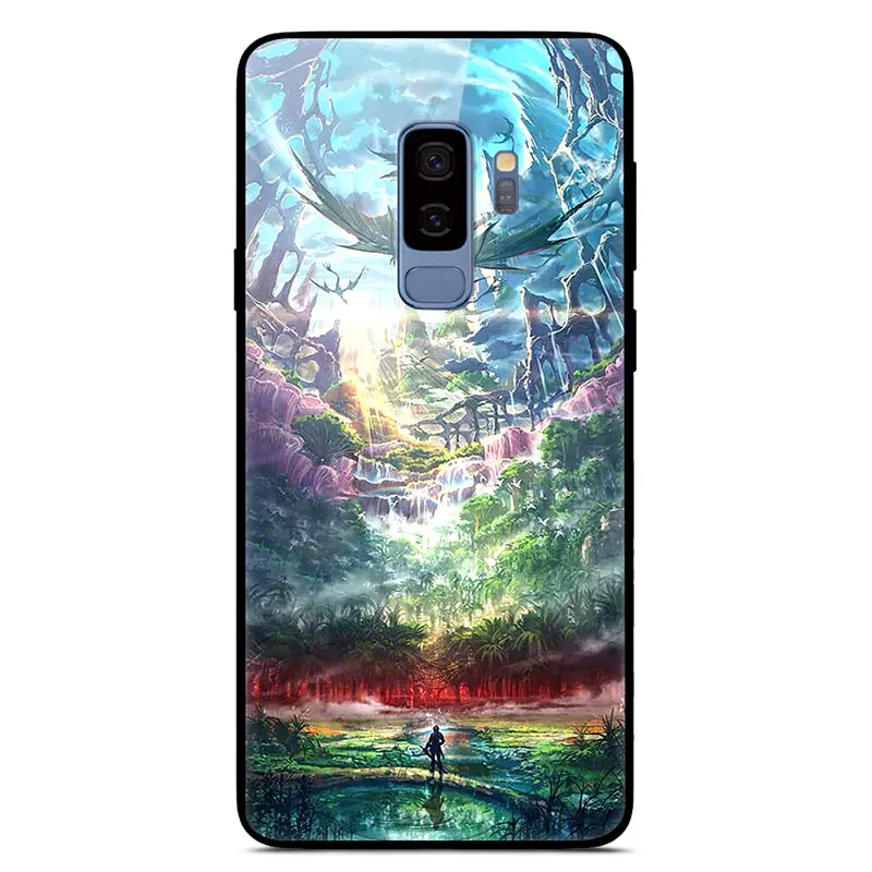 20 Чехол из закаленного стекла для samsung S9, Жесткий Чехол для задней панели, чехол для samsung Galaxy S9 Plus, чехол, TPU бампер S10e S10 Plus Caso - Цвет: 20