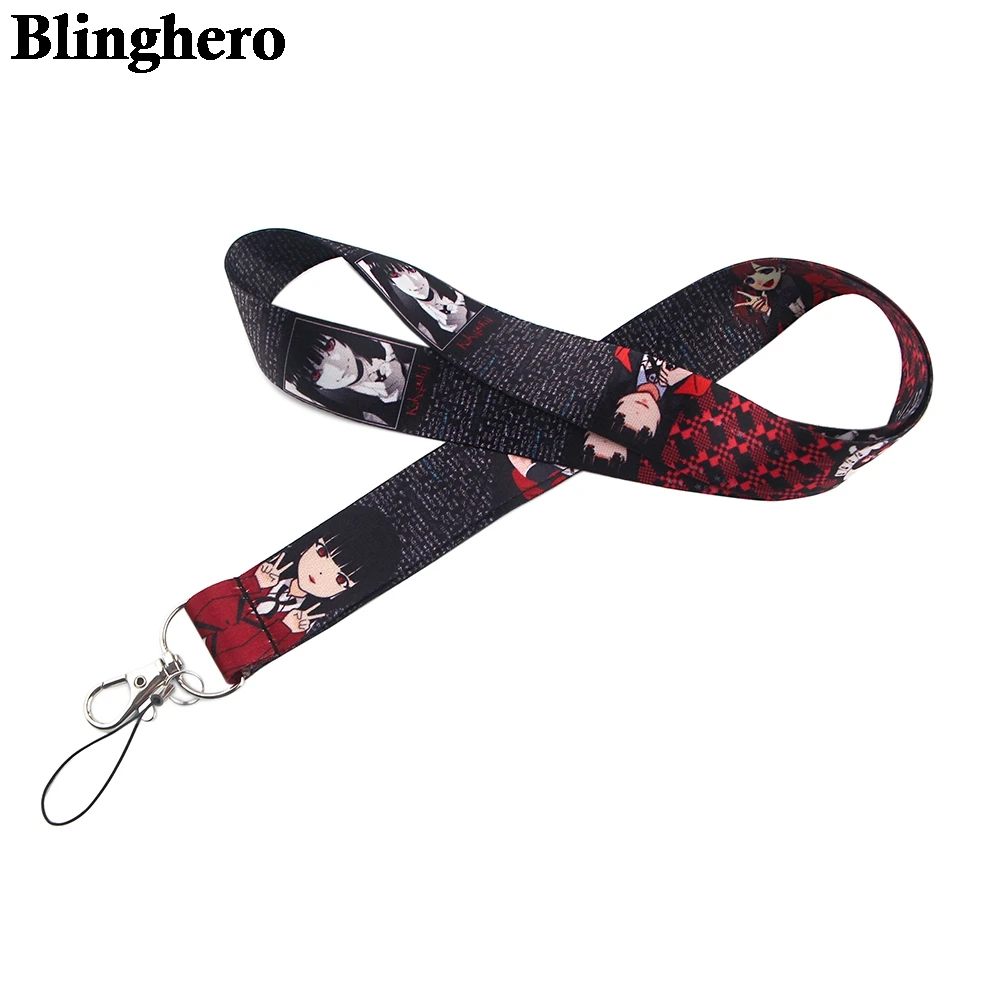 

CB006 Anime Girl Keychain Neck Lanyards For Key ID Card Passport Gym Phone USB Badge Holder DIY Hanging Rope