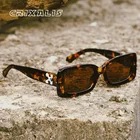 Женские маленькие прямоугольные солнцезащитные очки CRIXALIS, винтажные антибликовые солнечные очки для вождения, роскошные брендовые дизайнерские очки для женщин, 2021