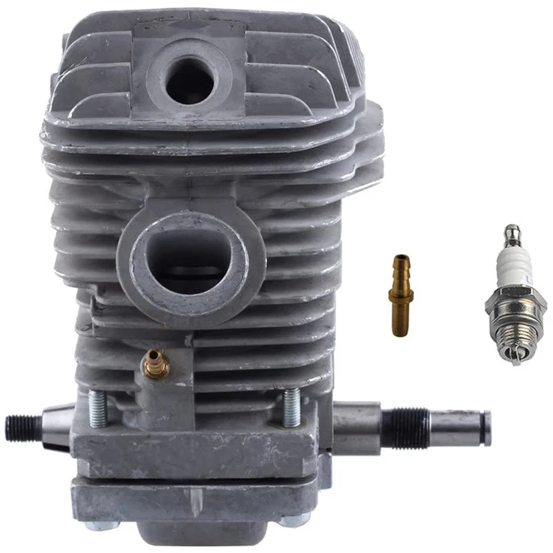 

42.5Mm Cylinder Assembly With Spark Plug Replacement Crankcase Connector For STIHL 023 025 MS230 MS250 Chainsaw