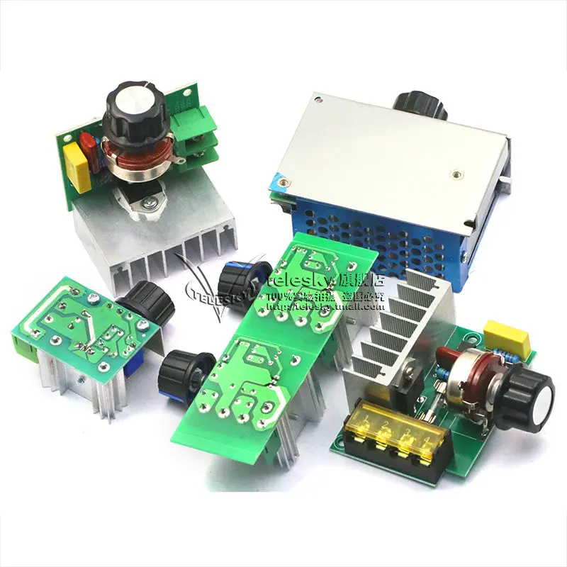 2000 Вт 4000 тиристорный регулятор скорости двигателя 220 В Электронный напряжения