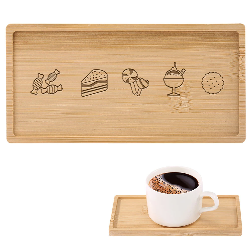 

2 Pcs Wood Coaster Tea Coffee Cup Pad Dining Pad Decorative Dessert Tray Durable Heat-Resistant Square Beverage Pad Bowl Teapot