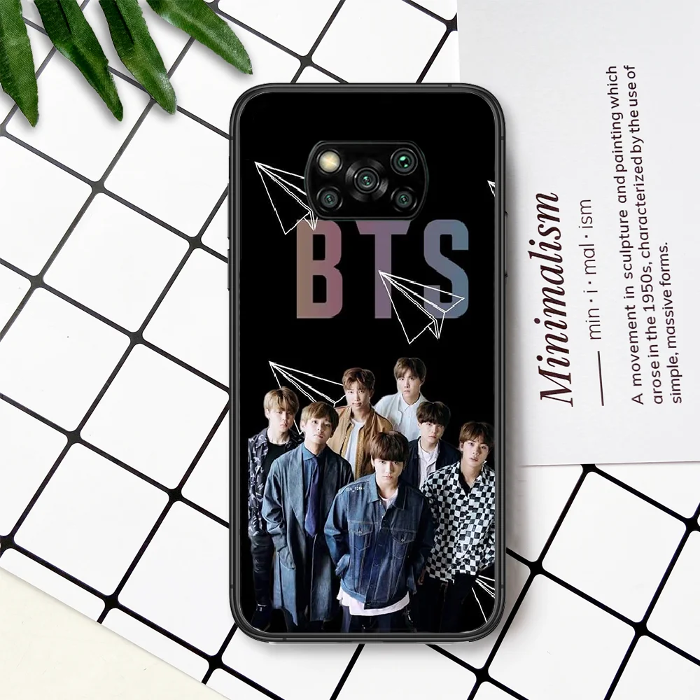 

Kpop Bangtan Boys Phone Case For Xiaomi Mi Note 10 A3 9 MAX 3 A2 8 9 Lite Pro Ultra black Cell Luxury Prime Silicone Hoesjes