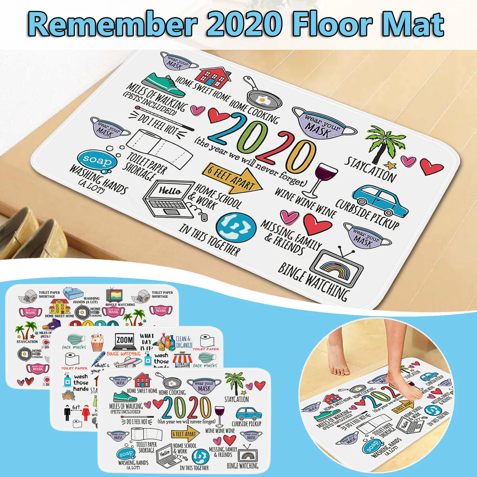 Моющийся коврик нескользящий для гостиной подстилка помещений пола креативный