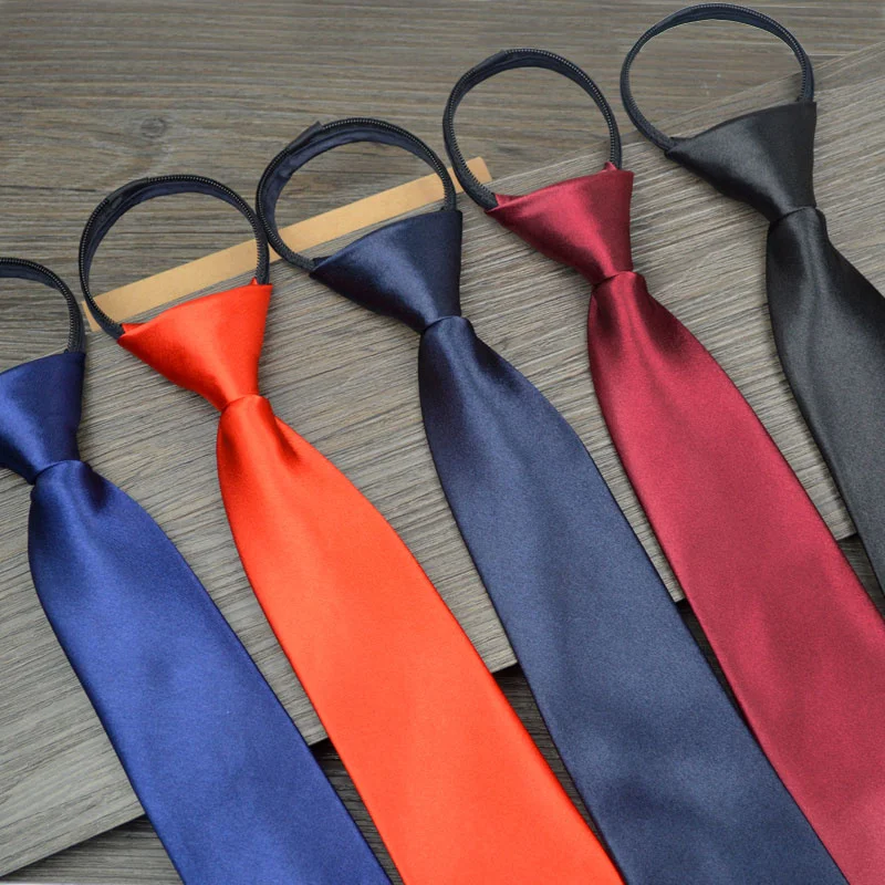

Corbata con cremallera para mujer, uniforme profesional de moda para mujer, corbata de cuello, Banco de estudiantes