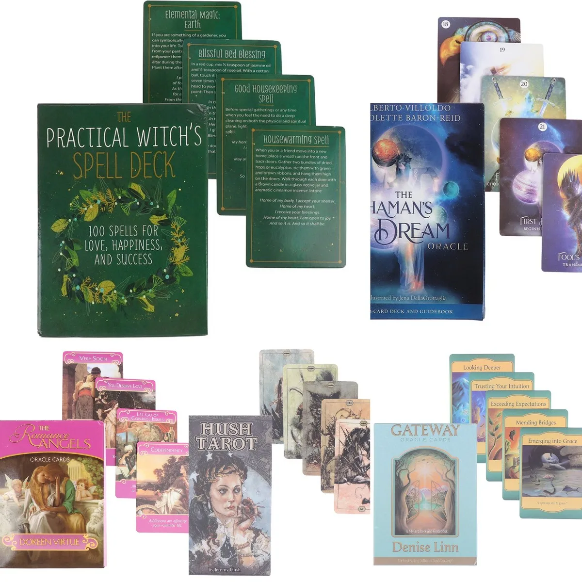 

5 Types Tarot Popular Deck Card Game Board