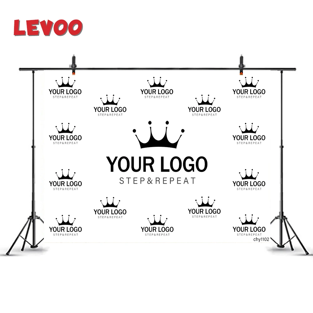 

LEVOO Custom Logo Backdrop Personalized Step And Repeat Party Banner Background Photography For Photo Studio Poster Dropshipping