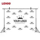LEVOO изготовленным на заказ логосом фон персонализированный шаг и повторите вечерние баннер фон для фотостудии плакат дропшиппинг