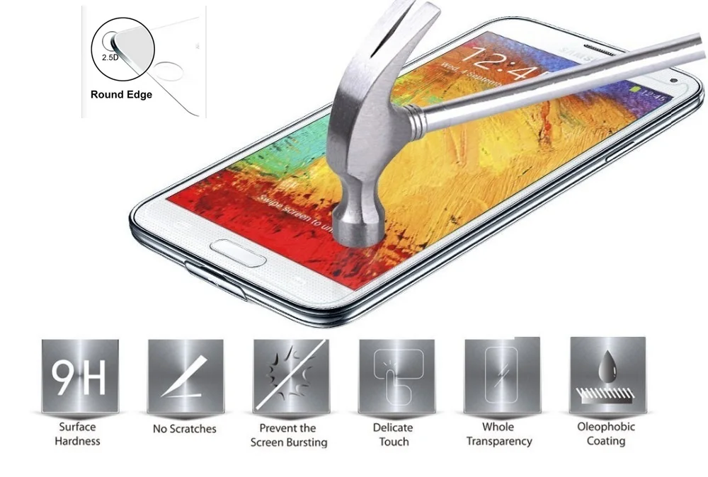 Защитная пленка из закаленного стекла для Samsung Galaxy Note 3 III SM-N900 SM-N9005 экрана Note3 N9002