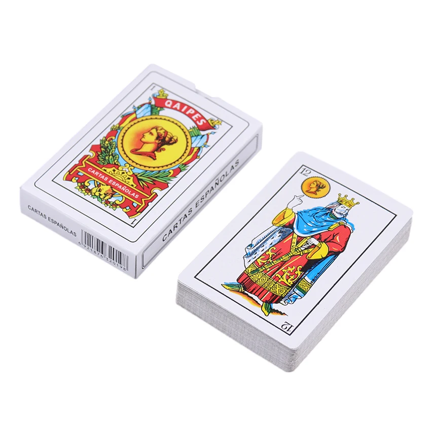 50 карт колода испанские игральные карты Семья вечерние Настольная игра