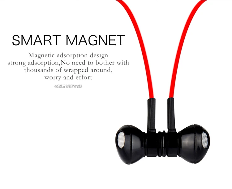 Bluetooth V4.1 наушники с басами беспроводные стереонаушники магнитные вкладыши