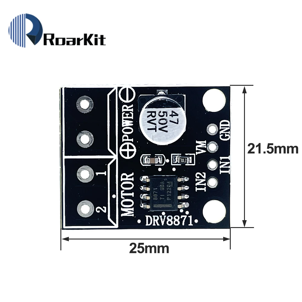 DRV8871 H-Bridge щеточная плата прерывателя двигателя постоянного тока для Arduino PWM Control