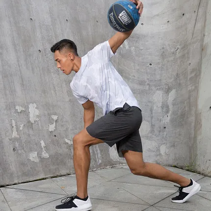 Новая тренировочная одежда для бега из двух частей мужские эластичные