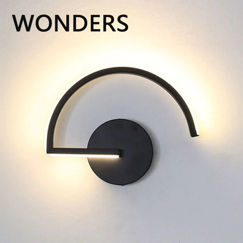 

Nordic Creative Iron wall lamp Loft Simple wall decor LED lights to Home decoration salon lampe or aisle Living room decor бра