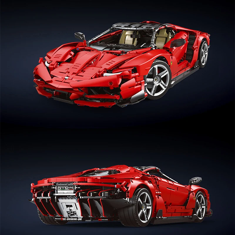 

MOC Lamborghini Centenario 1:8 hypercar supercar speed sport car Technic model building blocks set bricks toy gift