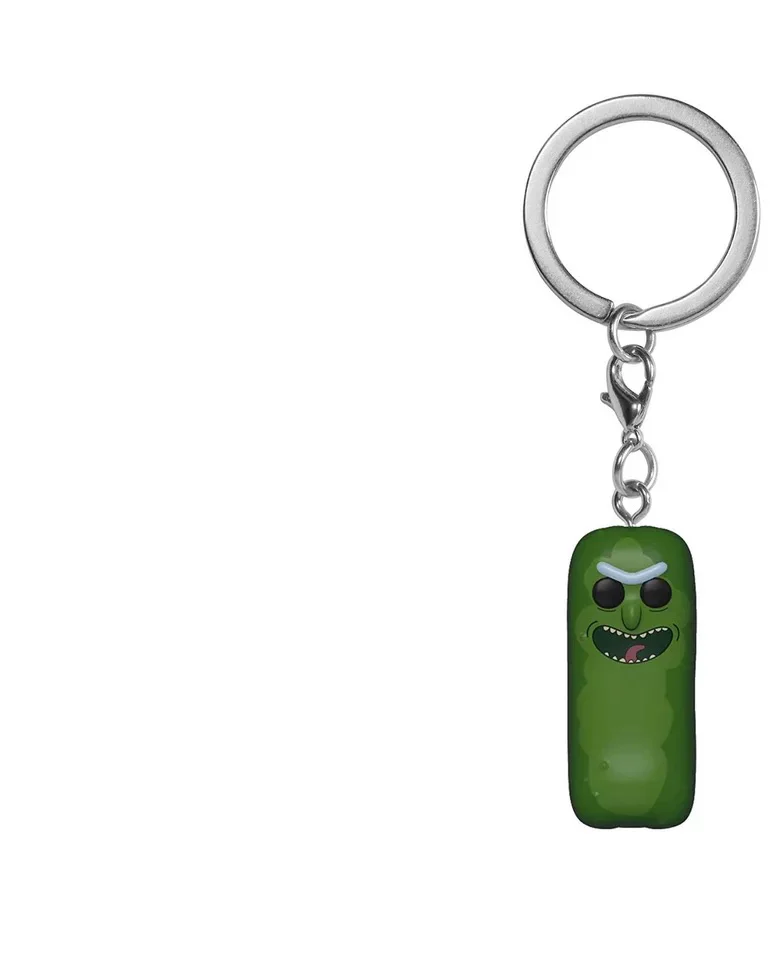 pickle rick Funko Pop HP7 Харри Хедвиг Фокс брелок игрушки дисней Олаф Анна Эльза фигурка принцессы брелок Подвески Игрушки Южная парк Кенни - Цвет: pickle rick