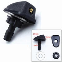 universal car vehicle front windshield washer sprayer nozzle black car accessories