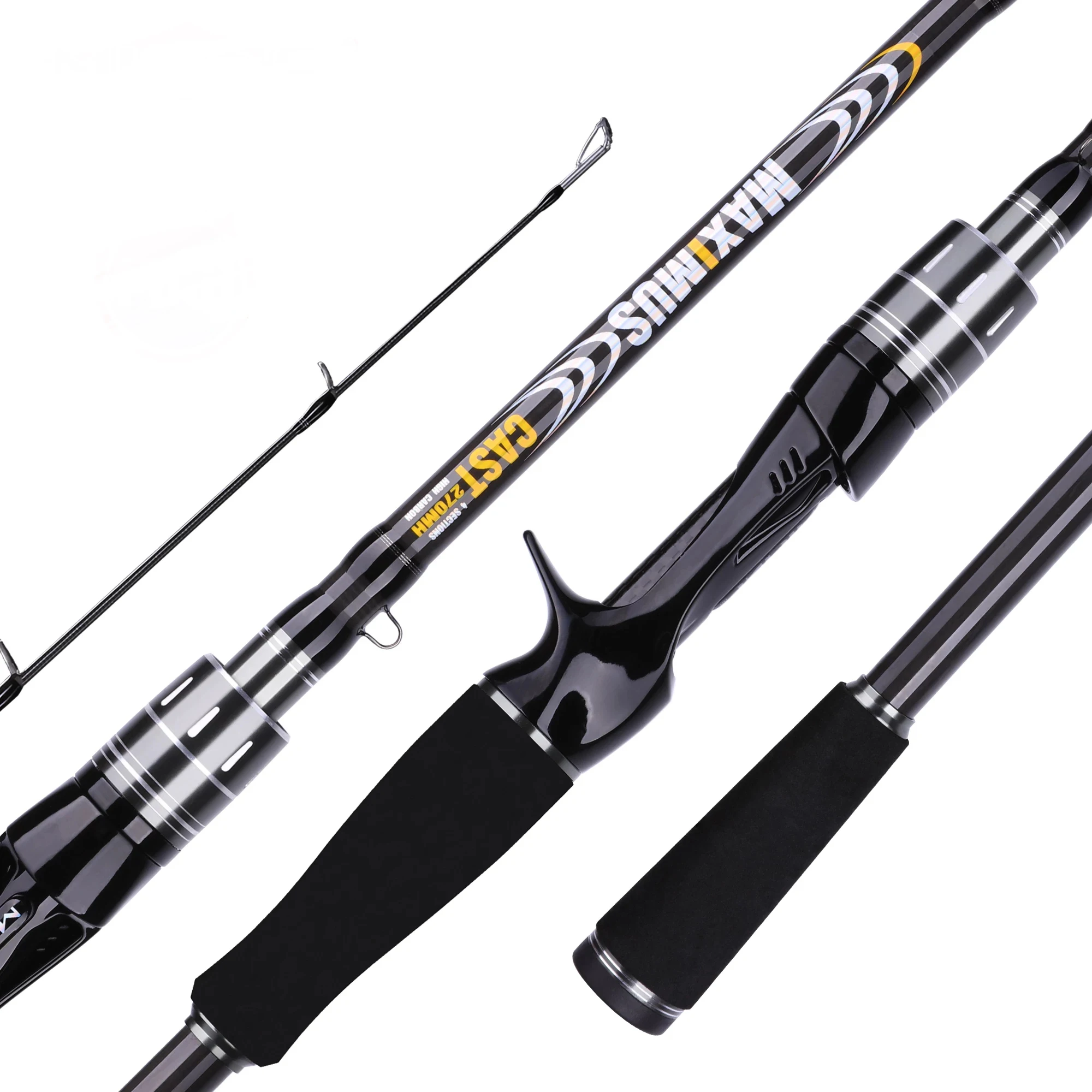 

MAXIMUS Lure Fishing Rod 1.8m 2.1m 2.4m 2.7m 3.0m30T Carbon Spinning Baitcasting FUJI Guide Travel Lure Rod 3-50g ML/M/MH