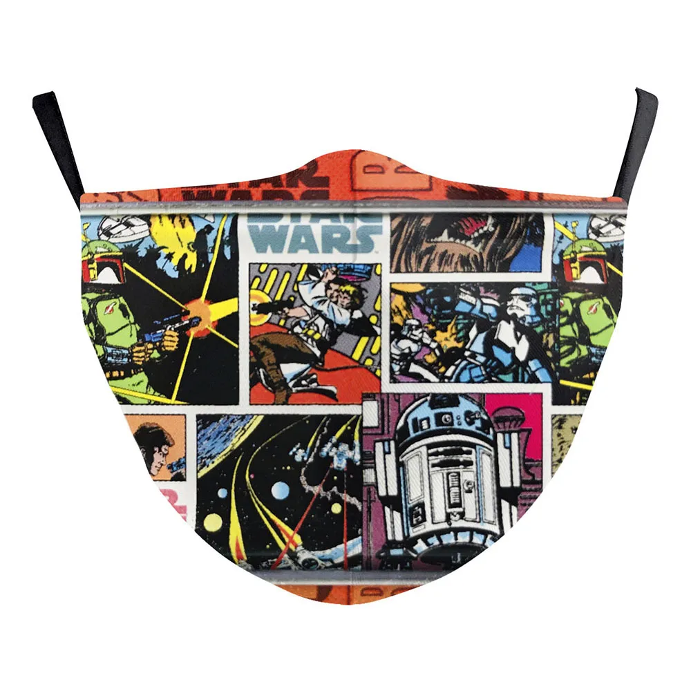 American comic book Boba Fett Miles Morales Cosplay Kids Face Mask Dustproof Adult Masks | Аксессуары для одежды